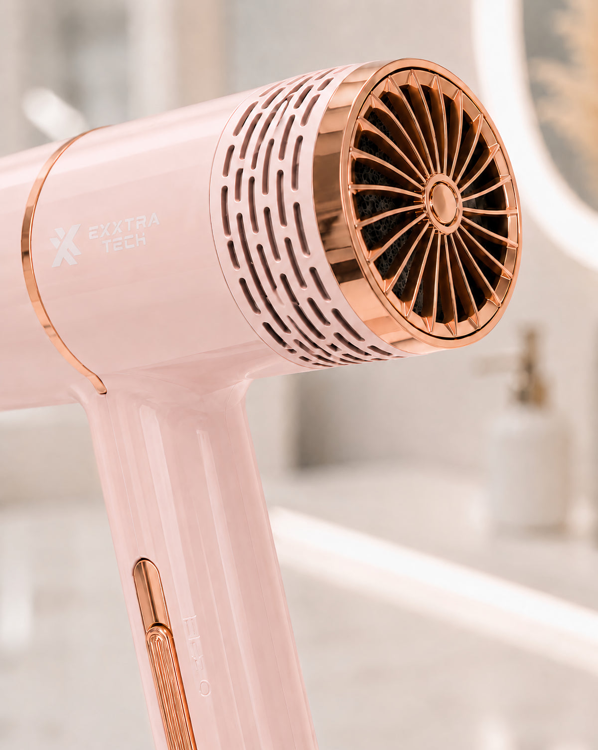 Secadora de Cabello 2000 W con Difusor color Rosa