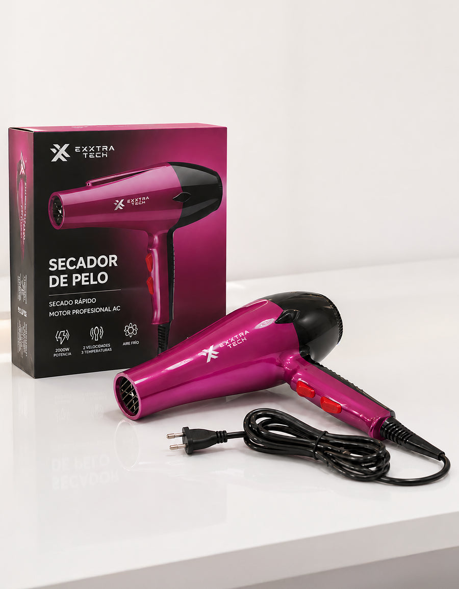Secadora de Cabello 2000 W · Rosa