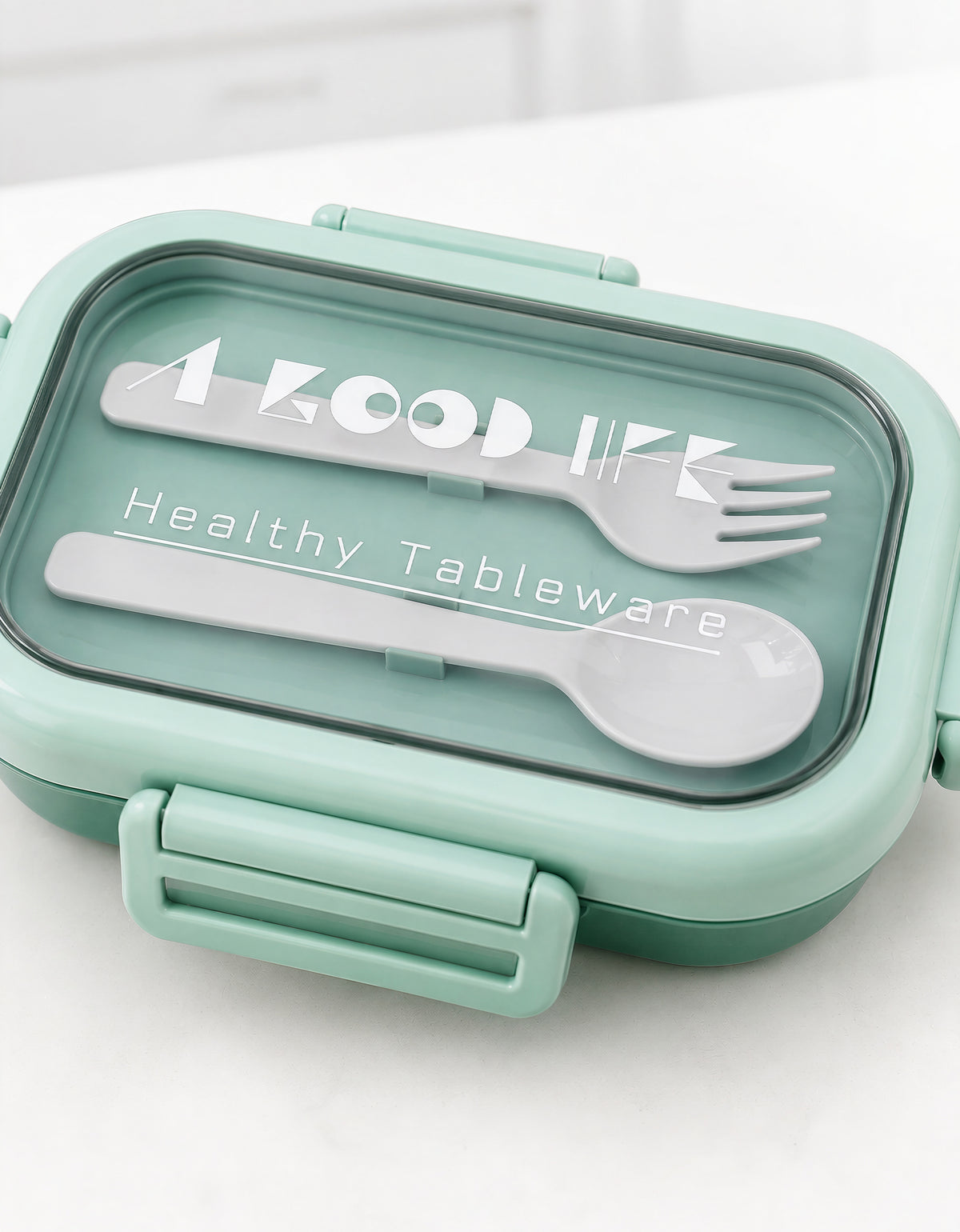 Set Contenedor de Comida y Vaso · Lonchera Escolar color Verde