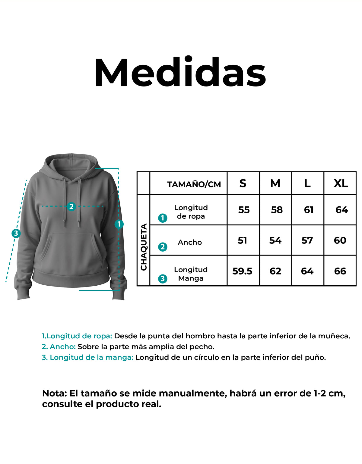 Sudadera Mujer Hoodie con Capucha Fleece · Bolsillo Canguro color Gris Oxford