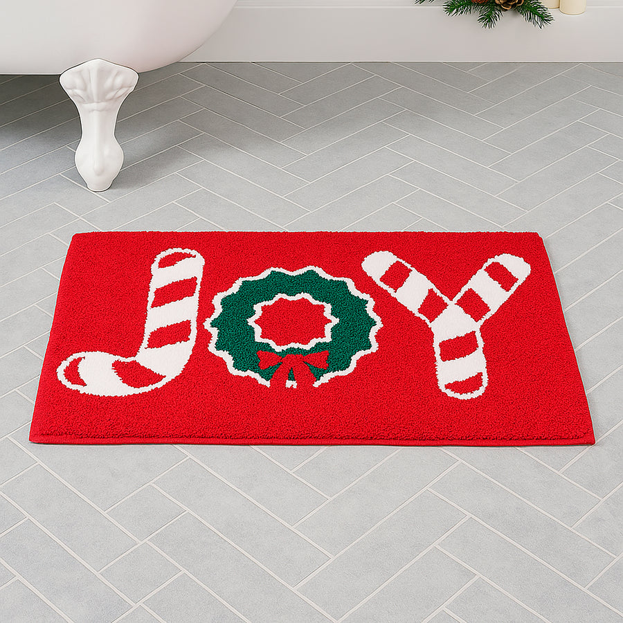 Tapete Decorativo de Chenilla 65 × 45 cm