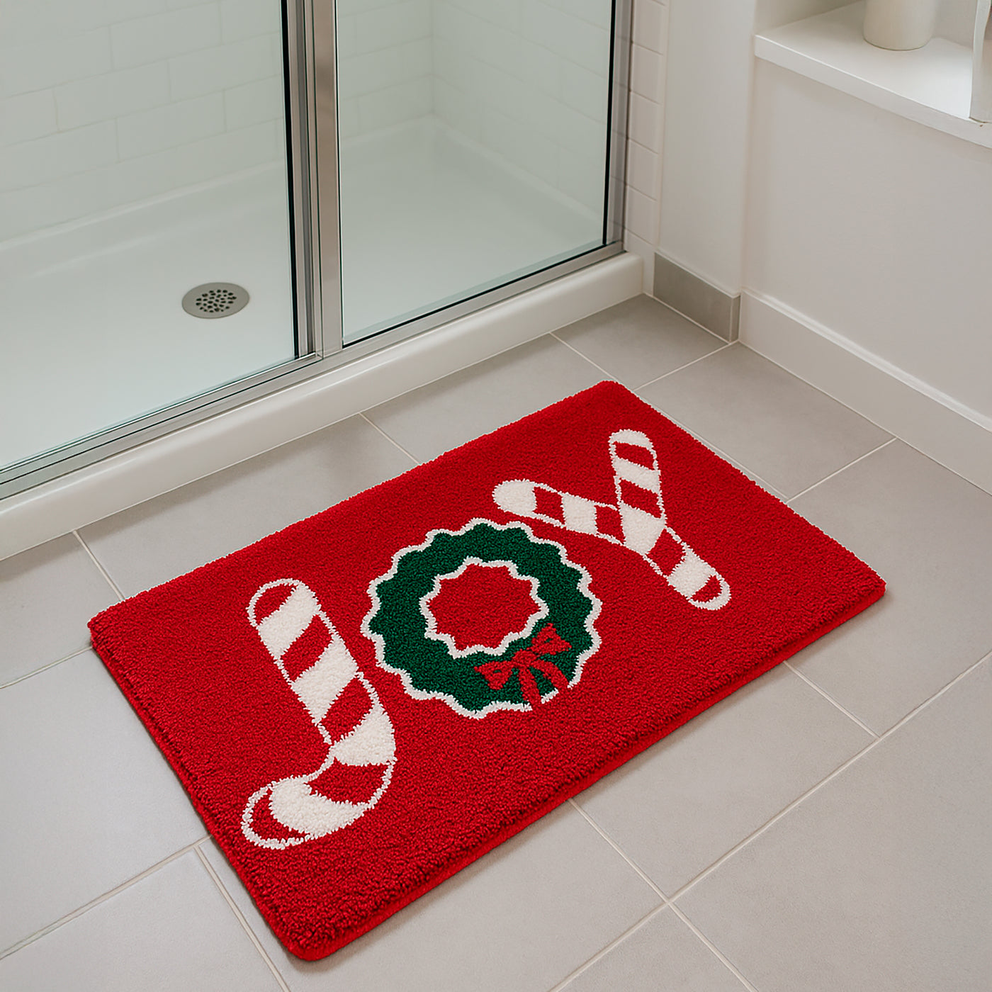 Tapete Decorativo de Chenilla 65 × 45 cm