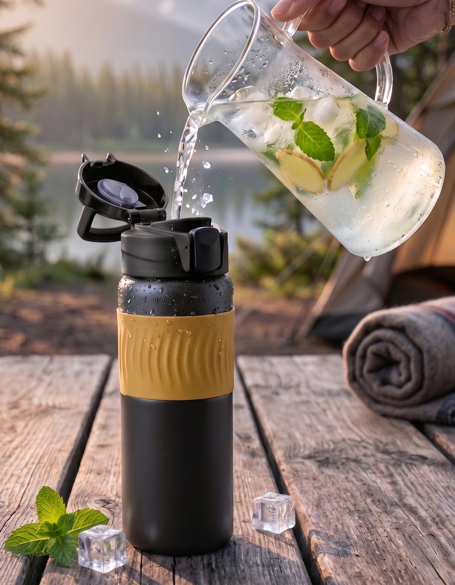 Termo de Acero Inoxidable 500 ml color Negro