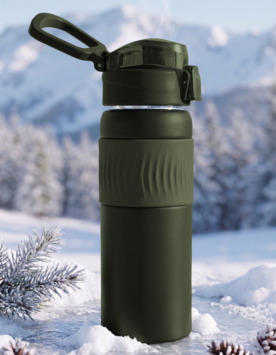 Termo de Acero Inoxidable 500 ml color Verde
