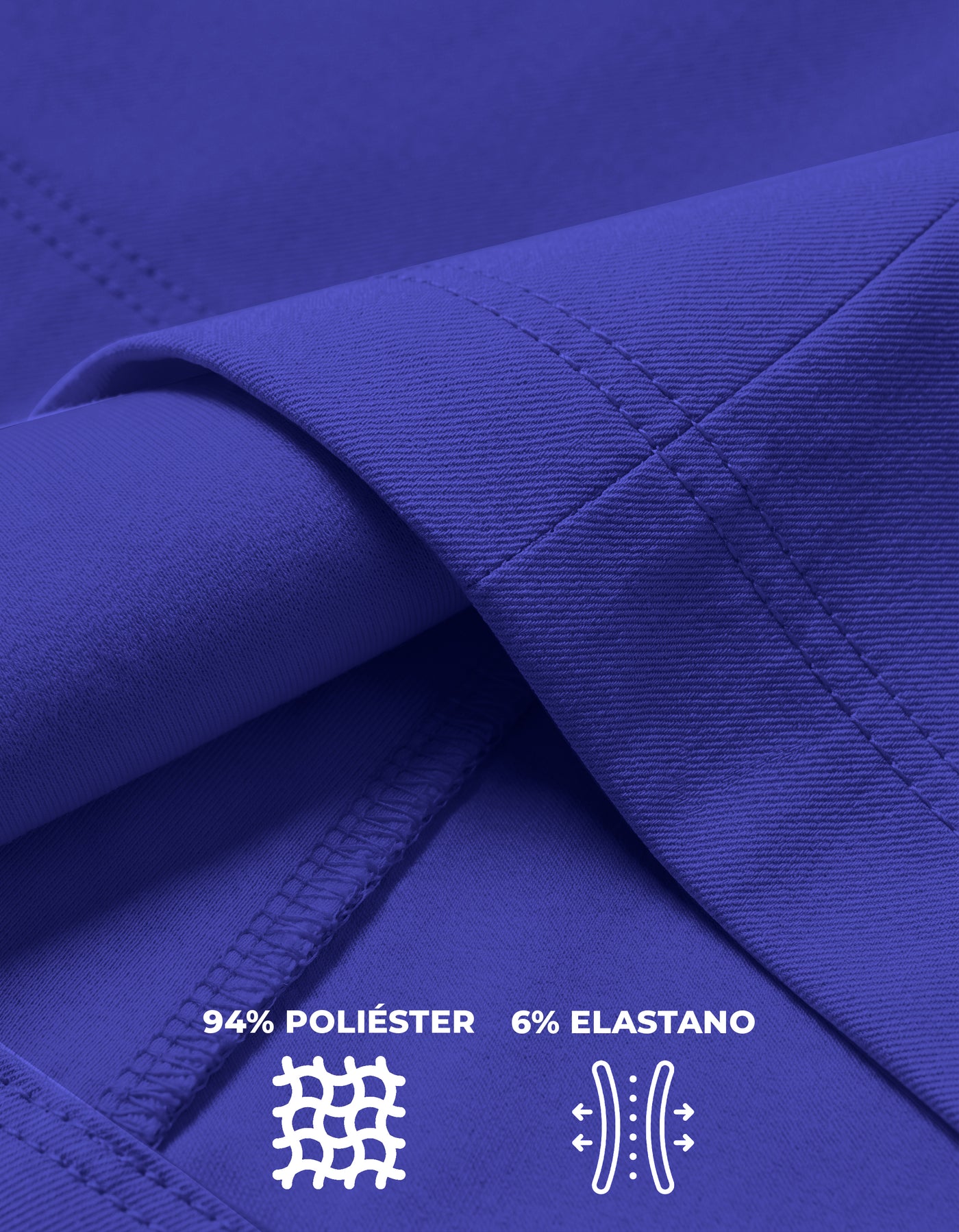Uniforme Médico 2 Piezas Filipina y Pantalón · Unisex color Azul Rey